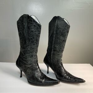 Frida Cuadra Leather Women’s Heel Boots Size 9